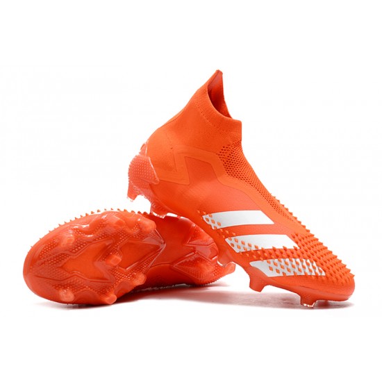 Adidas Predator Mutator 20 FG High Orange Silver Football Boots