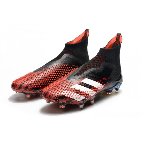 Adidas Predator Mutator 20 FG High White Black Red Football Boots