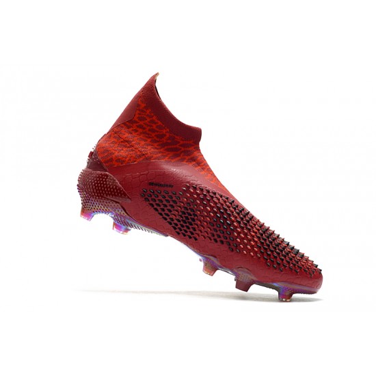 Adidas Predator Mutator 20 FG High Win-Red Black Football Boots