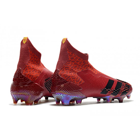 Adidas Predator Mutator 20 FG High Win-Red Black Football Boots