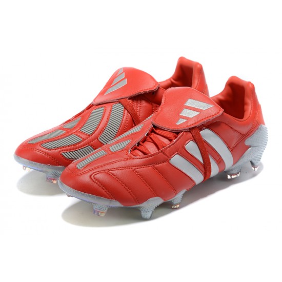 Adidas Predator Mutator 20 FG Low Red Silver Football Boots