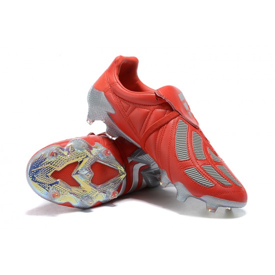 Adidas Predator Mutator 20 FG Low Red Silver Football Boots