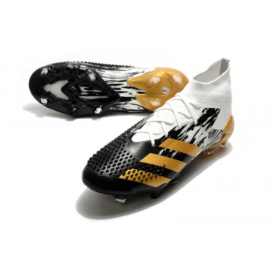 Adidas Predator Mutator 20.1 FG High Black Gold White Football Boots