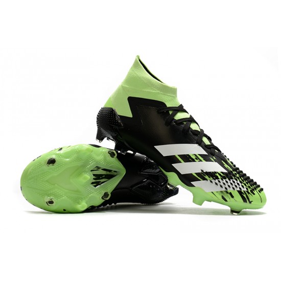 Adidas Predator Mutator 20.1 FG High Black Green Football Boots