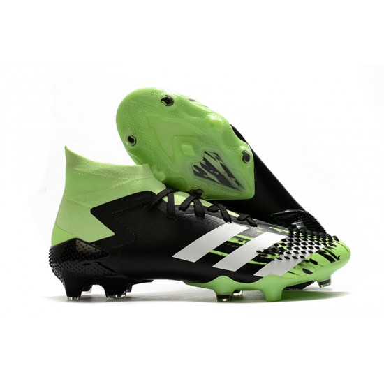 Adidas Predator Mutator 20.1 FG High Black Green Football Boots