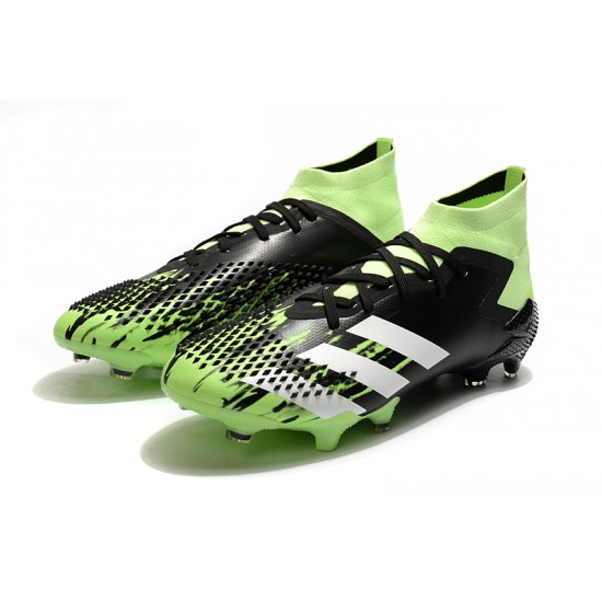 Adidas Predator Mutator 20.1 FG High Black Green Football Boots