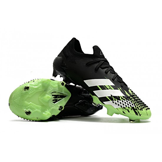 Adidas Predator Mutator 20.1 FG High Black White Green Football Boots