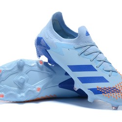 Adidas Predator Mutator 20.1 FG High Orange Ltblue Navy Blue Football Boots