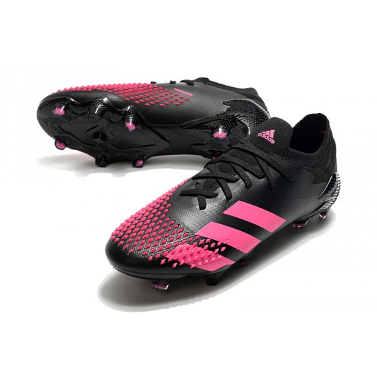 Adidas Predator Mutator 20.1 FG Low Black Purple Football Boots