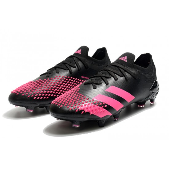 Adidas Predator Mutator 20.1 FG Low Black Purple Football Boots