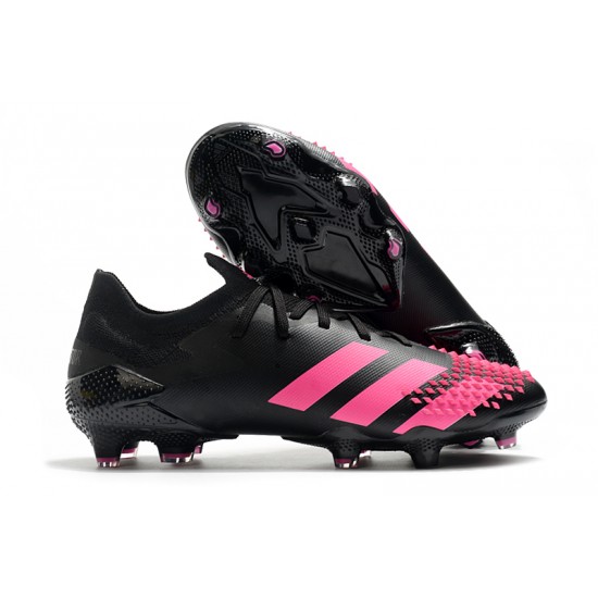 Adidas Predator Mutator 20.1 FG Low Black Purple Football Boots