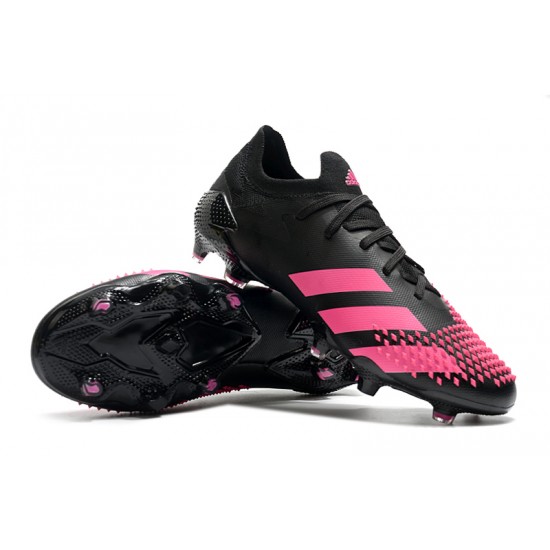 Adidas Predator Mutator 20.1 FG Low Black Purple Football Boots