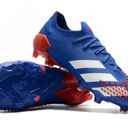 Adidas Predator Mutator 20.1 FG Low Red White Blue Football Boots
