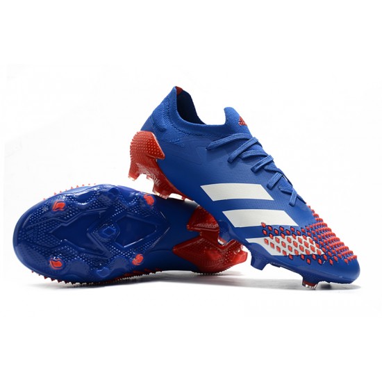 Adidas Predator Mutator 20.1 FG Low Red White Blue Football Boots