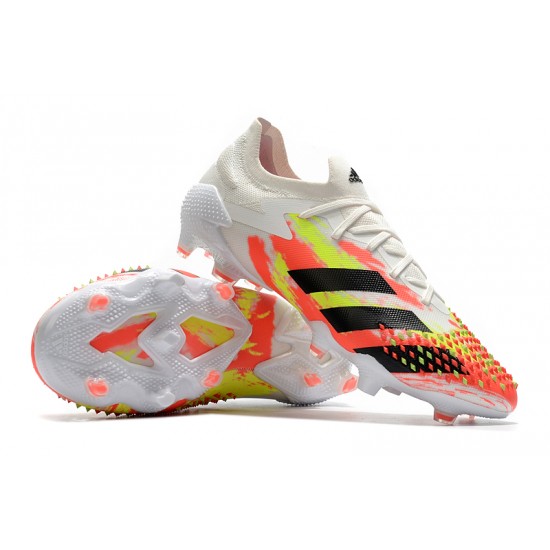 Adidas Predator Mutator 20.1 FG Low White Orange Black Football Boots (4).jpg