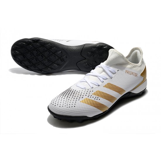 Adidas Predator Mutator 20.3 L TF Low Gold Grey White Football Boots