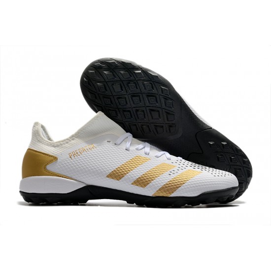 Adidas Predator Mutator 20.3 L TF Low Gold Grey White Football Boots