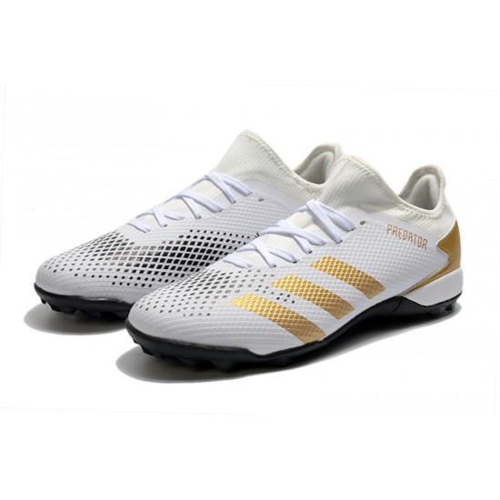 Adidas Predator Mutator 20.3 L TF Low Gold Grey White Football Boots