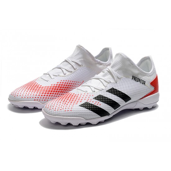 Adidas Predator Mutator 20.3 L TF Low White Orange Black Football Boots