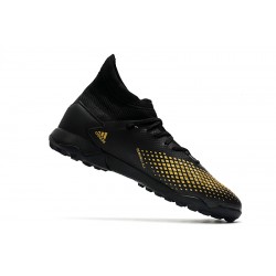 Adidas Predator Mutator 20.3 TF High Black Gold Football Boots