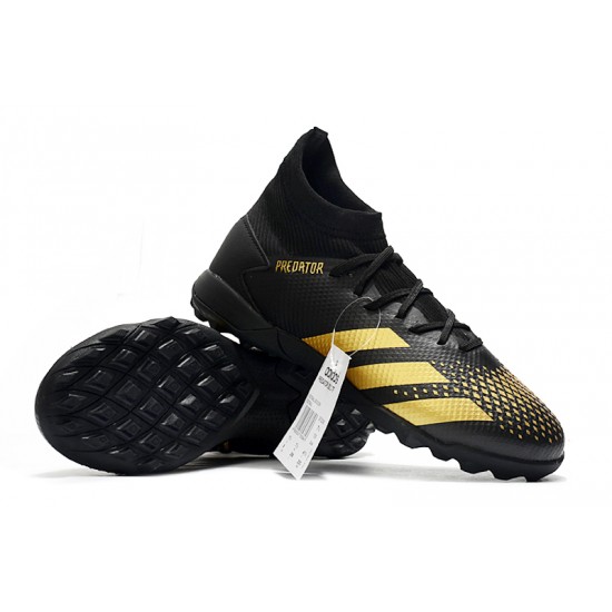 Adidas Predator Mutator 20.3 TF High Black Gold Football Boots