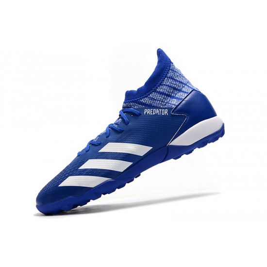 Adidas Predator Mutator 20.3 TF High Deep Blue White Football Boots