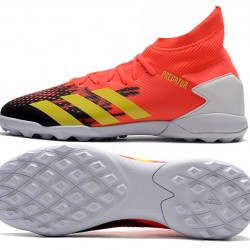 Adidas Predator Mutator 20.3 TF High Red Gold Black Football Boots