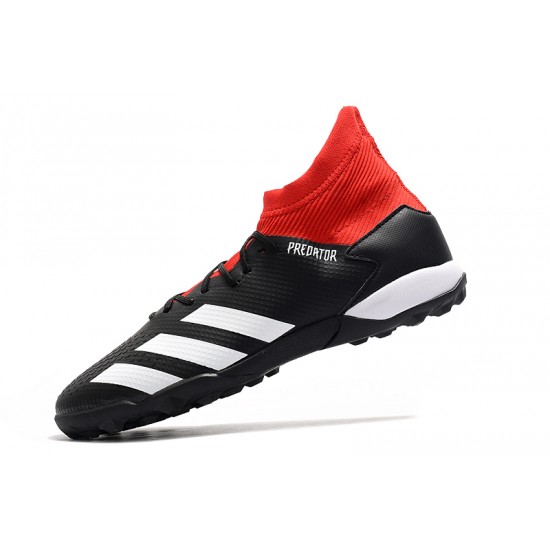 Adidas Predator Mutator 20.3 TF High White Black Red Football Boots