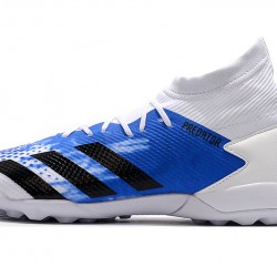Adidas Predator Mutator 20.3 TF High White Blue Black Football Boots