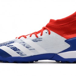 Adidas Predator Mutator 20.3 TF High White Blue Red Football Boots