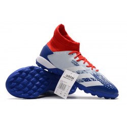 Adidas Predator Mutator 20.3 TF High White Blue Red Football Boots