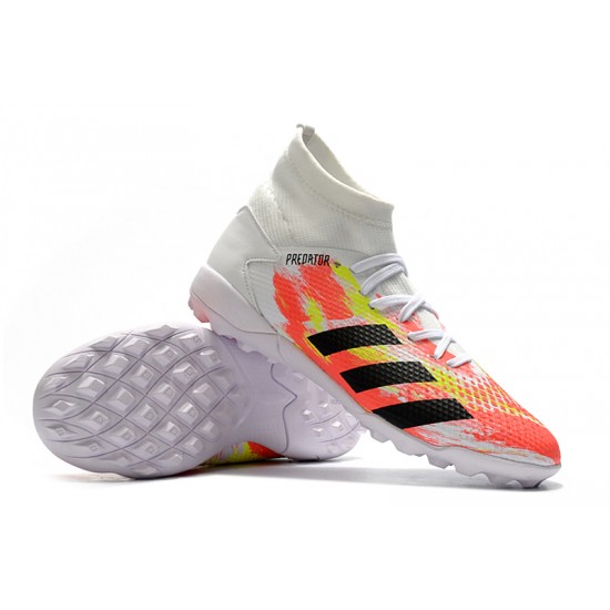 Adidas Predator Mutator 20.3 TF High White Orange Black Football Boots