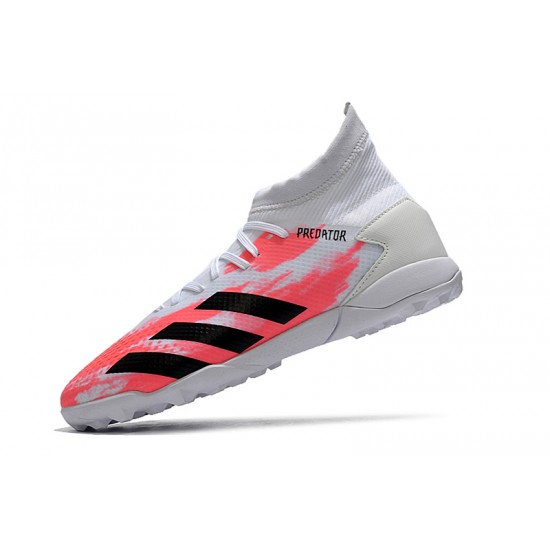 Adidas Predator Mutator 20.3 TF High White Pink Black Football Boots