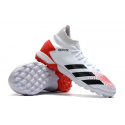 Adidas Predator Mutator 20.3 TF High White Red Black Football Boots