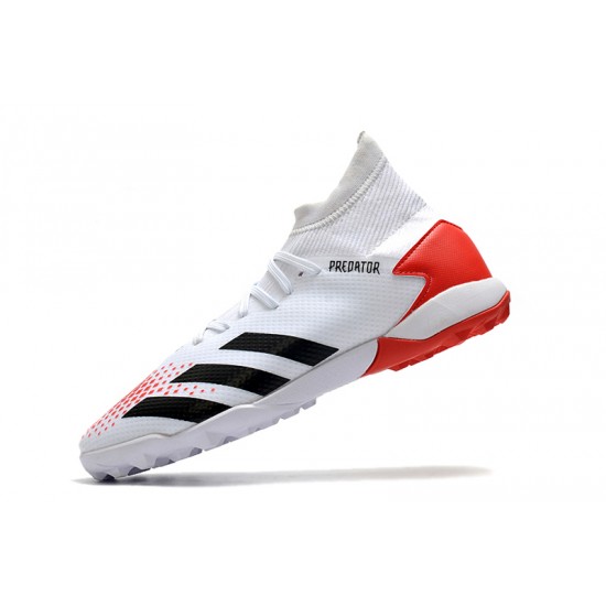 Adidas Predator Mutator 20.3 TF High White Red Black Football Boots