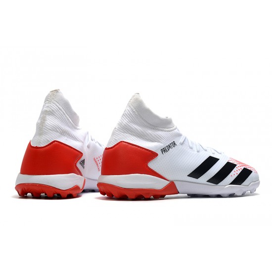 Adidas Predator Mutator 20.3 TF High White Red Black Football Boots