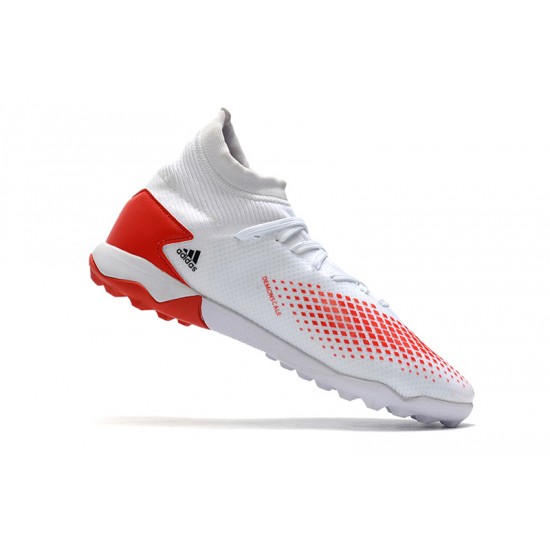 Adidas Predator Mutator 20.3 TF High White Red Black Football Boots