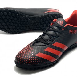 Adidas Predator Mutator 20.4 TF Low Black Red Football Boots