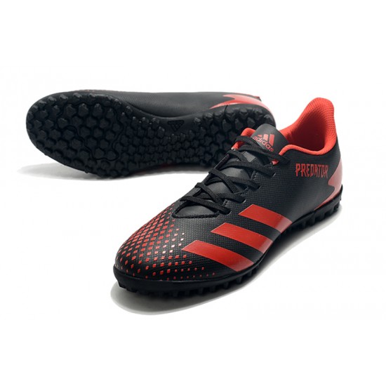 Adidas Predator Mutator 20.4 TF Low Black Red Football Boots