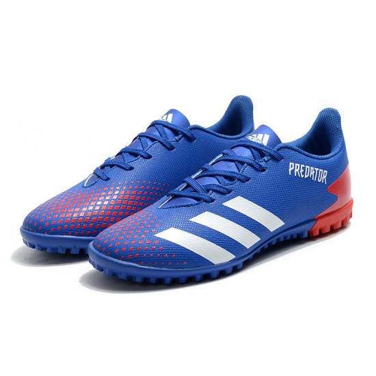 Adidas Predator Mutator 20.4 TF Low Blue White Red Football Boots