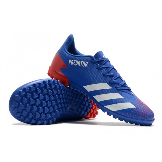 Adidas Predator Mutator 20.4 TF Low Blue White Red Football Boots