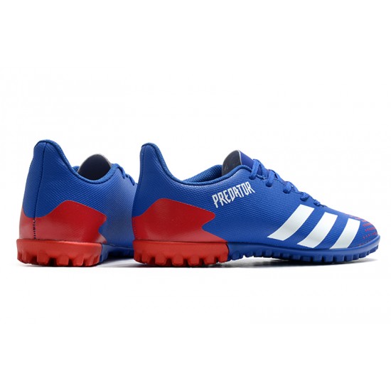 Adidas Predator Mutator 20.4 TF Low Blue White Red Football Boots