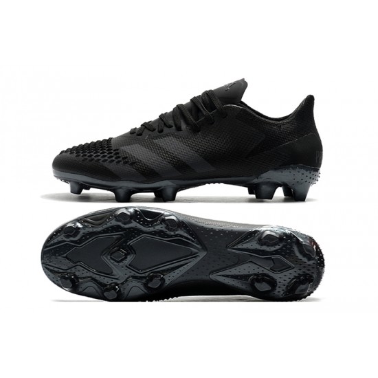 Adidas Predator 20.2 FG Low All Black Football Boots