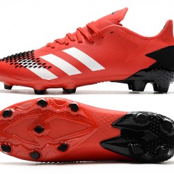 Adidas Predator 20.2 FG Low Red White Black Football Boots