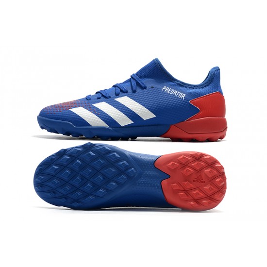 Adidas Predator 20.3 L FG Low Blue White Red Football Boots