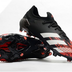 Adidas Predator Mutator 20.1 FG Low Black White Red Football Boots