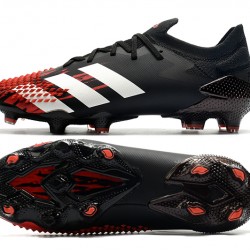 Adidas Predator Mutator 20.1 FG Low Black White Red Football Boots