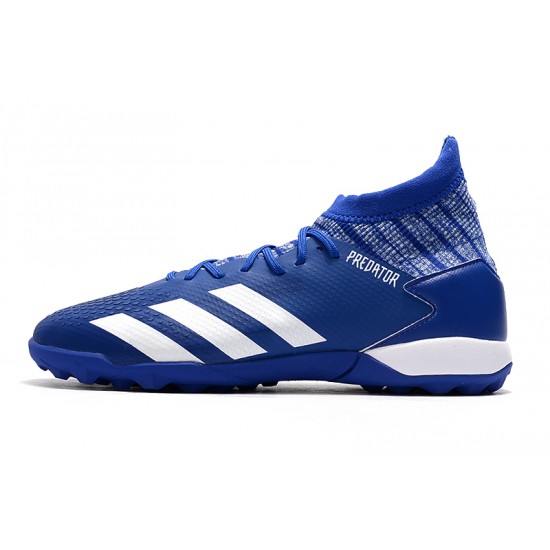 Adidas Predator Mutator 20.3 TF High Deep Blue White Football Boots