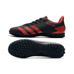 Adidas Predator Mutator 20.4 TF Low Black Red Football Boots