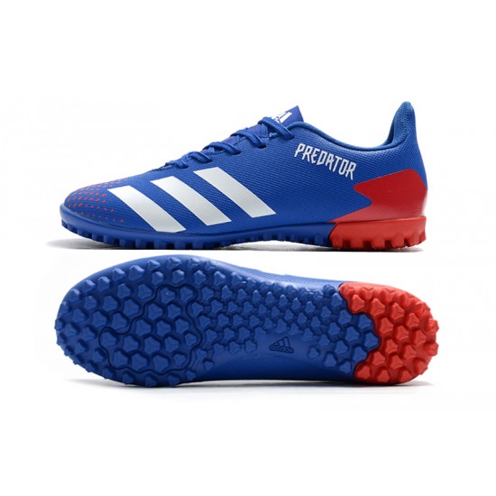 Adidas Predator Mutator 20.4 TF Low Blue White Red Football Boots